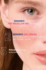 Bioderma Sensibio Ar+ Cream 40ml 3 kızarık ve hassas ciltler için nemlendirici yatıştırıcı krem