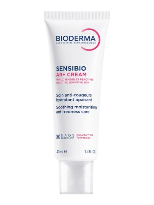 Bioderma Sensibio Ar+ Cream 40ml 3 kızarık ve hassas ciltler için nemlendirici yatıştırıcı krem