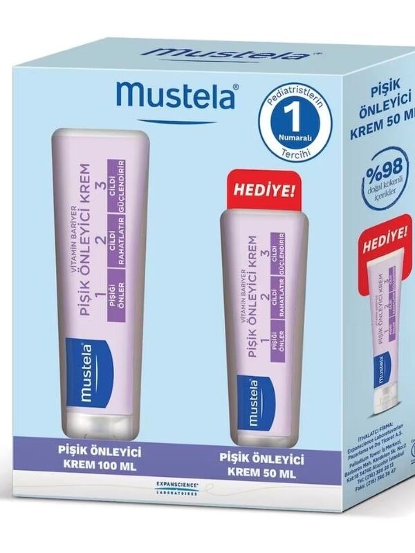 Mustela pişik önleyici krem 100 ml + 50 ml hediye